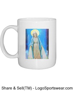 Mother Mary Textured Design Zoom