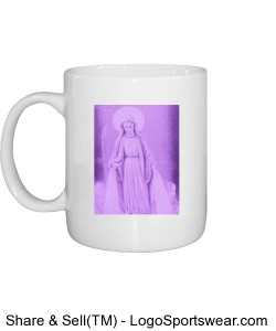 Mother Mary Purple Design Zoom